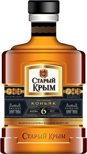 Коньяк  Старый Крым КВ 6-летний 500 мл