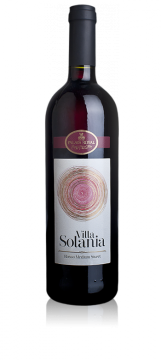Вино Gruppo Cevico, Villa Solania Vino Rosso Semi Sweet. Vino da Tavola, Вилла Солания Вино Россо Семи Свит. Вино да Тавола 2012, кр. п/сл