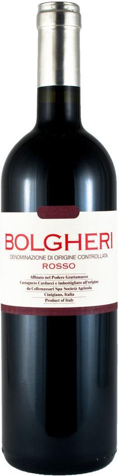 Вино Grattamacco   Bolgheri Rosso DOC  2017  750 мл