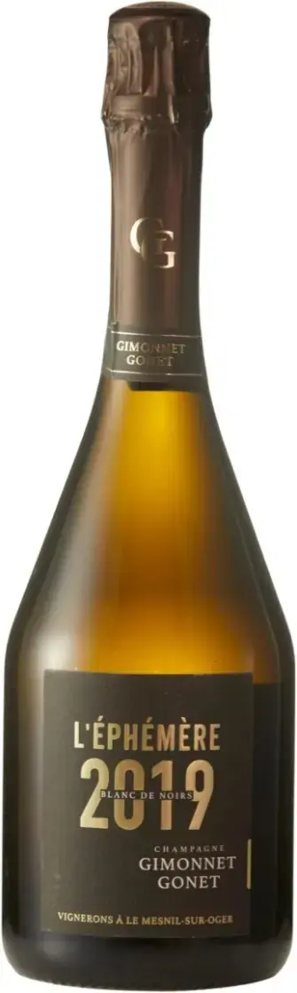 Шампанское  Gimonnet Gonet L'Ephemere Blanc de Noirs Extra Brut Champagne AOC, 2019  750 мл 12%