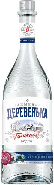 Водка Зимняя деревенька Таежная 250 мл