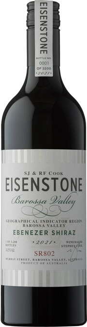 Вино Eisenstone  Ebeneser  Shiraz   2021   750 мл  14,5 %