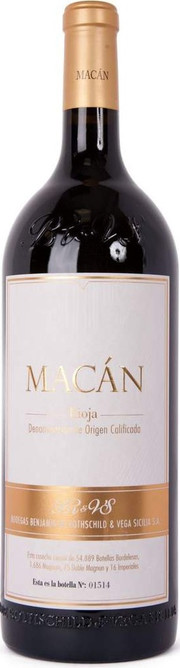 Вино Bodegas Vega Sicillia Macan Rioja DOCa  2014 1500 мл