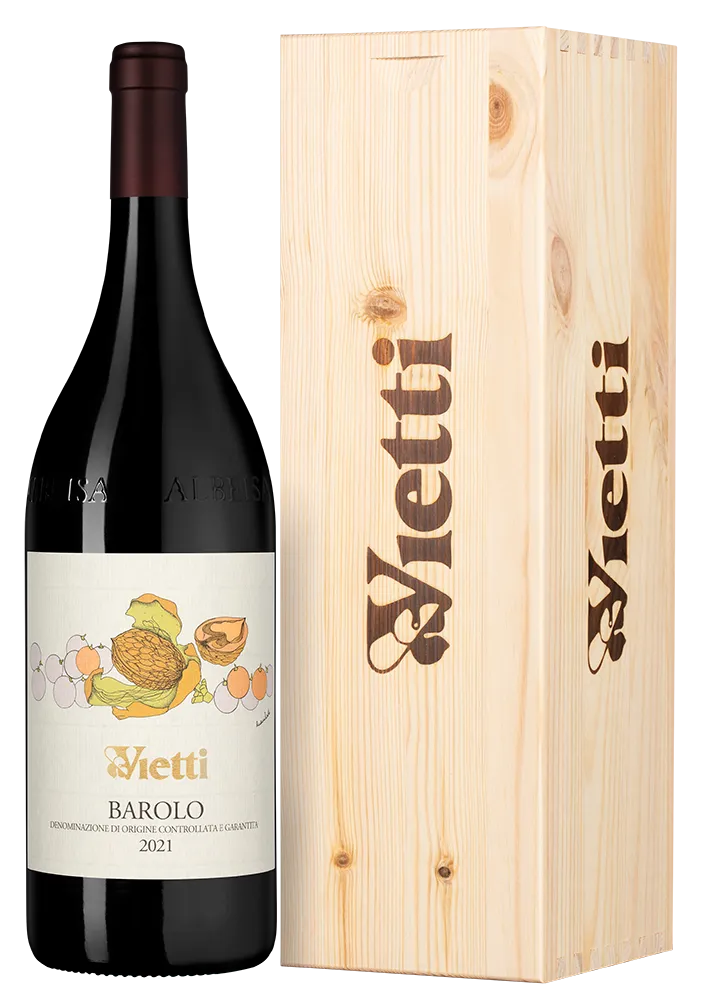 Вино Vietti Barolo wooden box  2021 1,5 л 