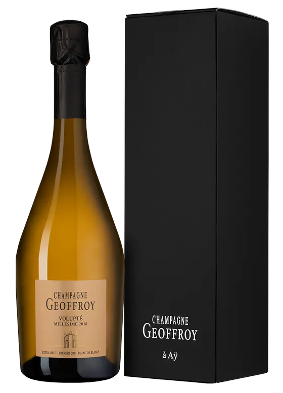 Шампанское Champagne Geoffroy Volupte Premier Cru Extra Brut  gift box  2016  750 мл