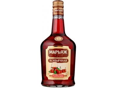 Настойка Марьяж Коньячная с Ароматом Вишни сладкая 500 мл