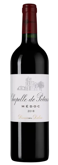 Вино Chappelle de Potensac  AOC Medoc   2018  750 мл