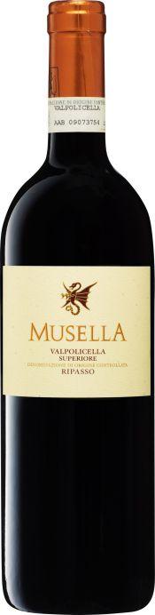 Вино Musella, Valpolicella Superiore DOC Ripasso, Музелла, Вальполичелла Супериоре Рипассо, 750 мл