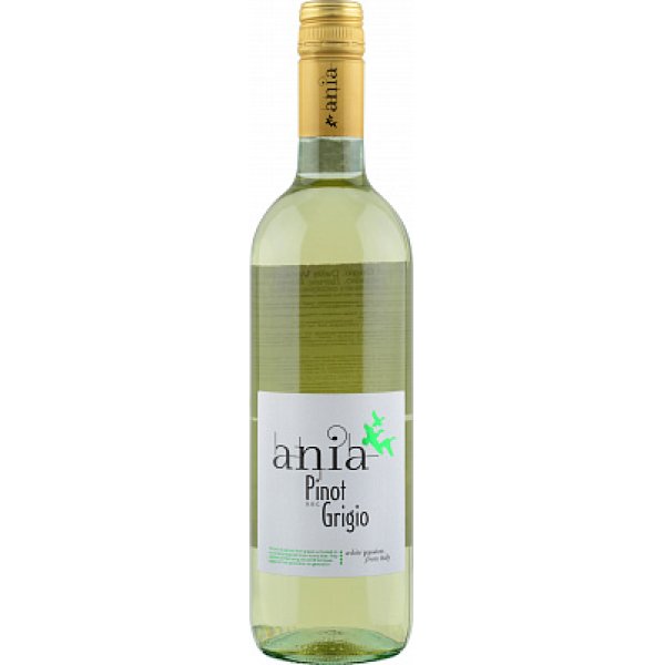 Вино  Ania  Pinot Grigio. Delle Venezie  Аниа  Пино Гриджио.Делле Венецие  750 мл 12 %