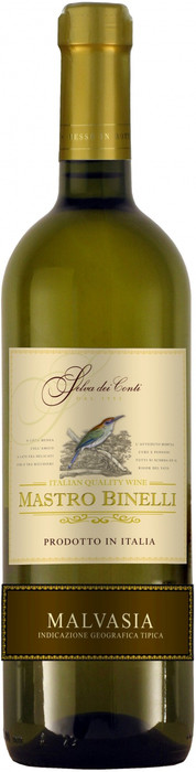 Вино  Mastro Binelli  Malvasia Dry  Emilia IGT   750 мл