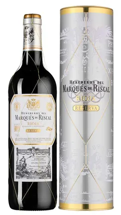 Вино Marques de Risca lRioja Gran Reserva Маркес де Рискаль Гран Ресерва в подарочной коробке 2019 750 мл