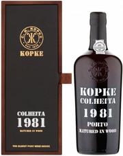 Портвейн Kopke Colheita Porto gift box  1981 750 мл