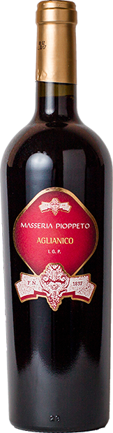 Вино Aglianico Masseria Pioppetto Альянико Массерия Пьопетто 2012 750 мл