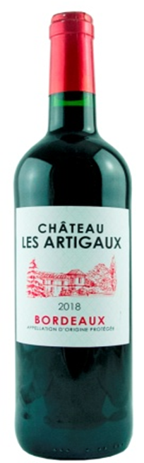 Вино Château Les Artigaux  2018 750 мл
