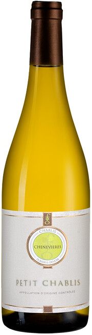 Вино Domaine des Chenevieres Petit Chablis AOC   2022 750 мл