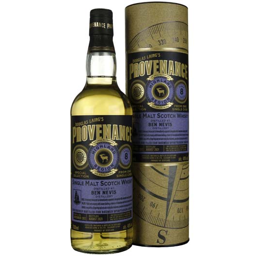 Виски Douglas Laing  Provenance  Ben Nevis 8 Years   gift box  700 мл 46%