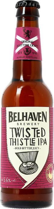Пиво Belhaven Twisted Thistle IPA Белхавн Твистед Сисл Индийский светлый эль 330 мл