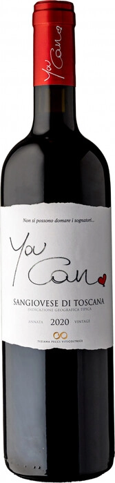 Вино Celestino Pecci, You Can Sangiovese di Toscana IGT  2020  750 мл  14,5%