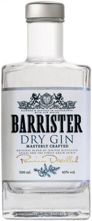 Джин Кошерный "Barrister" Dry Gin    375 мл