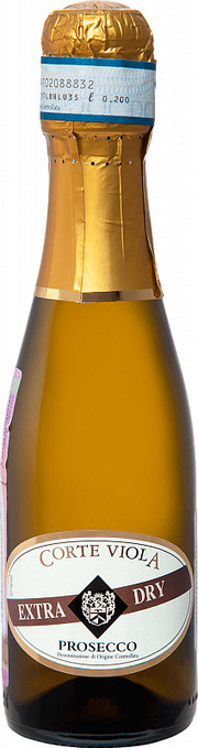 Игристое вино Contri Spumanti  "Corte Viola" Prosecco Extra Dry  200 мл