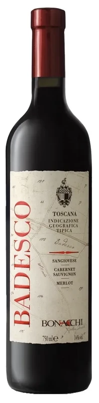 Вино Bonacchi Badesco Rosso Toscana IGT  2018  750 мл