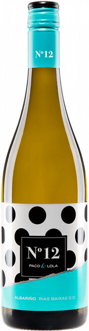 Вино Paco & Lola №12 Albarino Rias Baixas DO Пако & Лола №12 Альбариньо  белое полусухое 2022  750 мл  12,5%