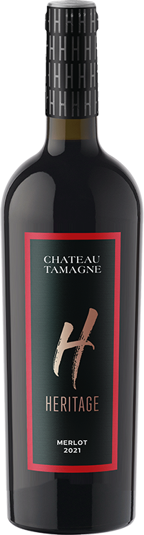 Вино   Chateau Tamagne  Heritage  Шато Тамань Эритаж   Мерло  2021  750 мл