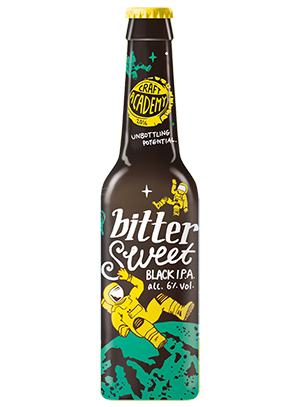 Пиво Craft Akademy Bitter Sweet Black IPA Крафт Академия Биттер Свит ИПА 330 мл