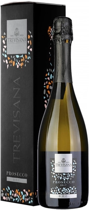 Игристое вино Tombacco  Trevisana Prosecco DOC Brut gift box  750 мл 11%