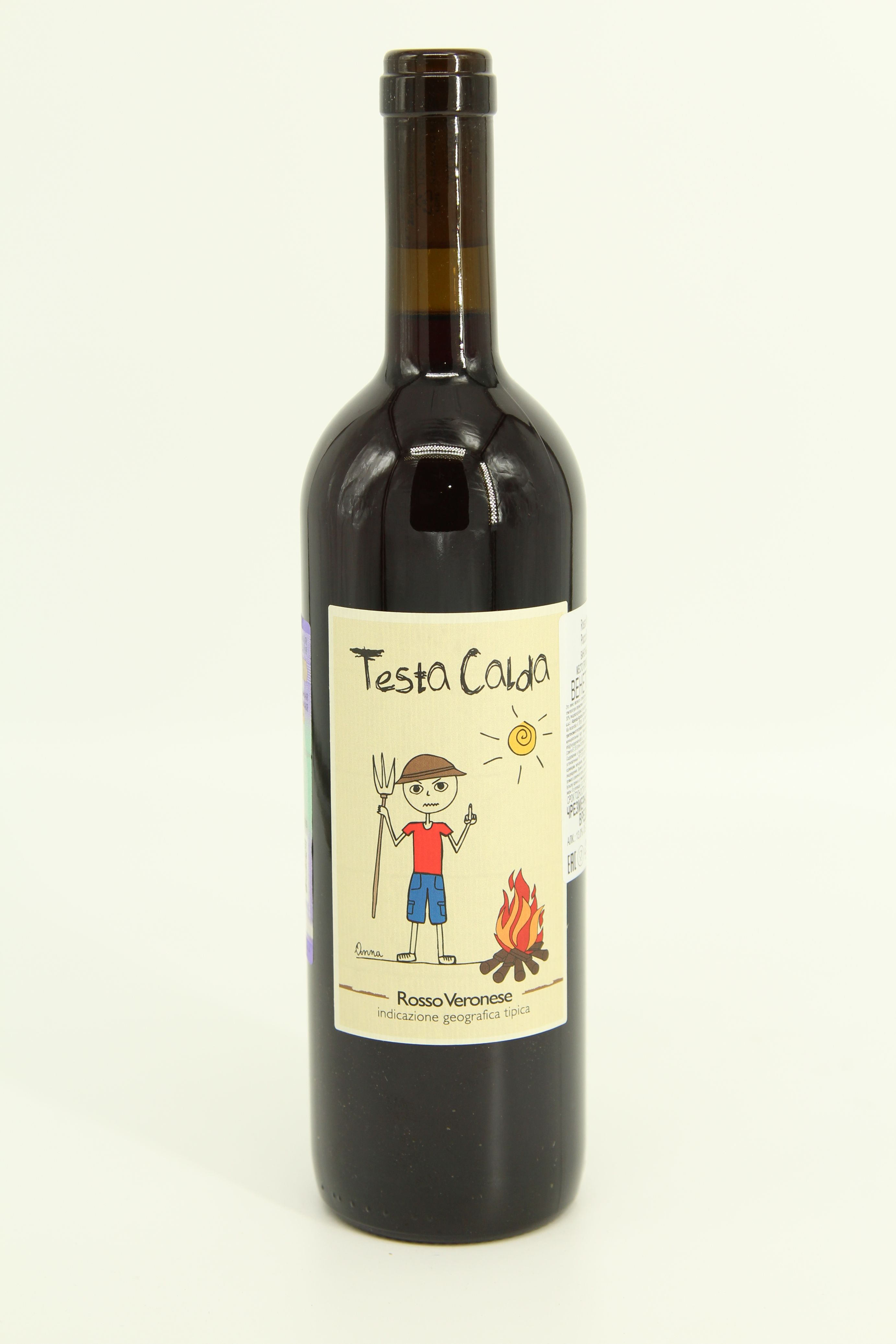 Вино Terre di Pietra Testa Calda Rosso Veronese 2020 750 мл 13%