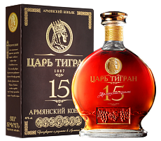 Коньяк Cognac Tsar Tigran 15YO Gift Box  700 мл