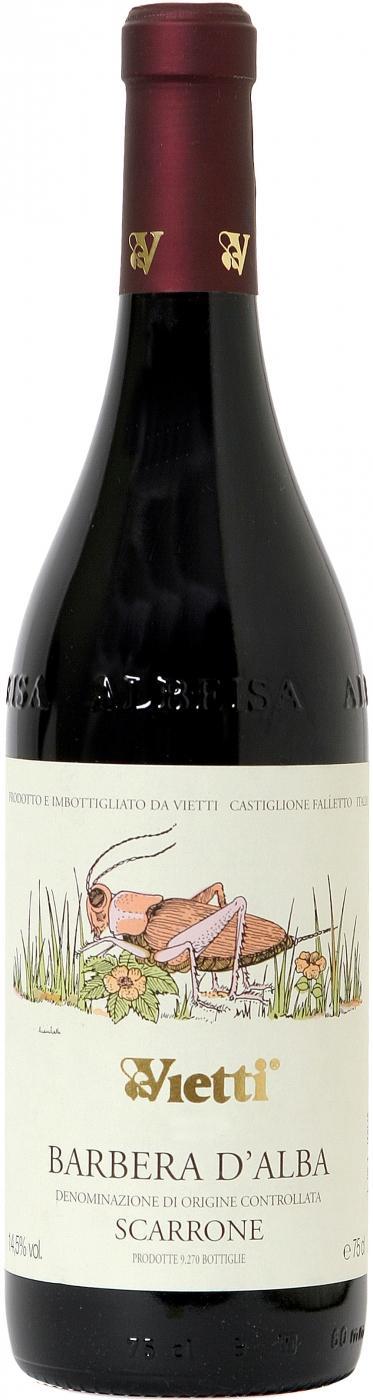 Вино Barbera d'Alba  Scarrone DOC  Барбера д'Альба  Скарроне  2011  750 мл