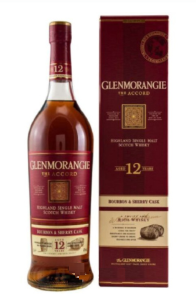 Виски Glenmorangie The Accord 12 Years Old в подарочной упаковке 1000 мл