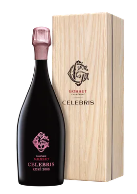 Шампанское  Gosset Celebris Rose Extra Brut gift box  2008 750 мл  12%