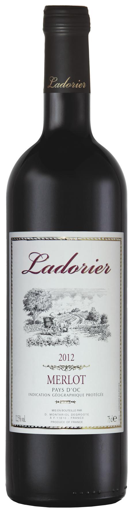 Вино SA La Guyennoise, Ladorier Merlot, СА Ля Гиенуаз, Ладорье Мерло