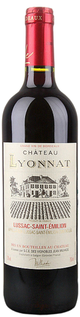 Вино Chateau Lyonnat  AOC Lussac Saint-Emilion  2012 750 мл