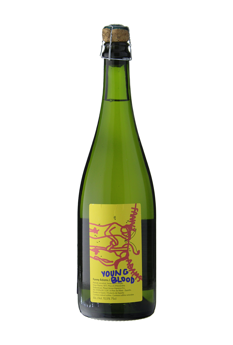 Игристое вино   Fanny Adams Young Blood  2019   750 мл  10,5%