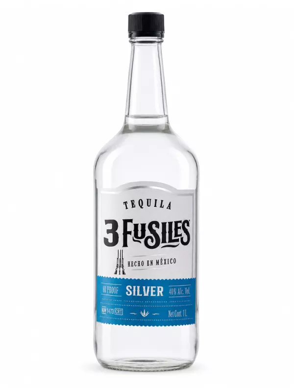 Текила 3 Fusiles Silver 1 л