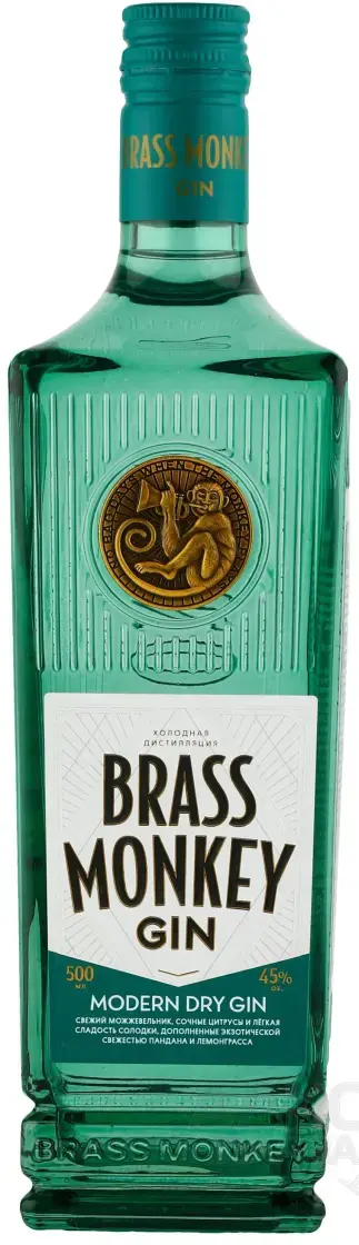 Джин Brass Monkey Modern Dry Gin  500 мл  45%