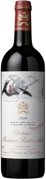Вино Chateau Mouton Rothschild, Pauillac AOC Premier Grand Cru Classe Шато Мутон Ротшильд, 1996, 1500 мл