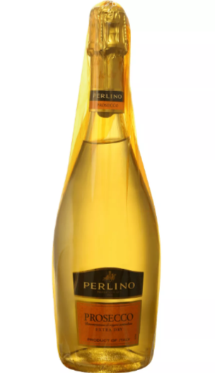 Игристое вино Perlino Prosecco DOC (gift pack) Перлино Просекко DOC в прозрачной оранжевой пленке 750 мл