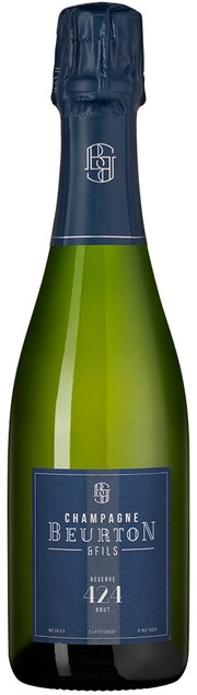 Шампанское Champagne Beurton & Fils Reserve 424 Brut Champagne AOC 2021 375 мл  12%