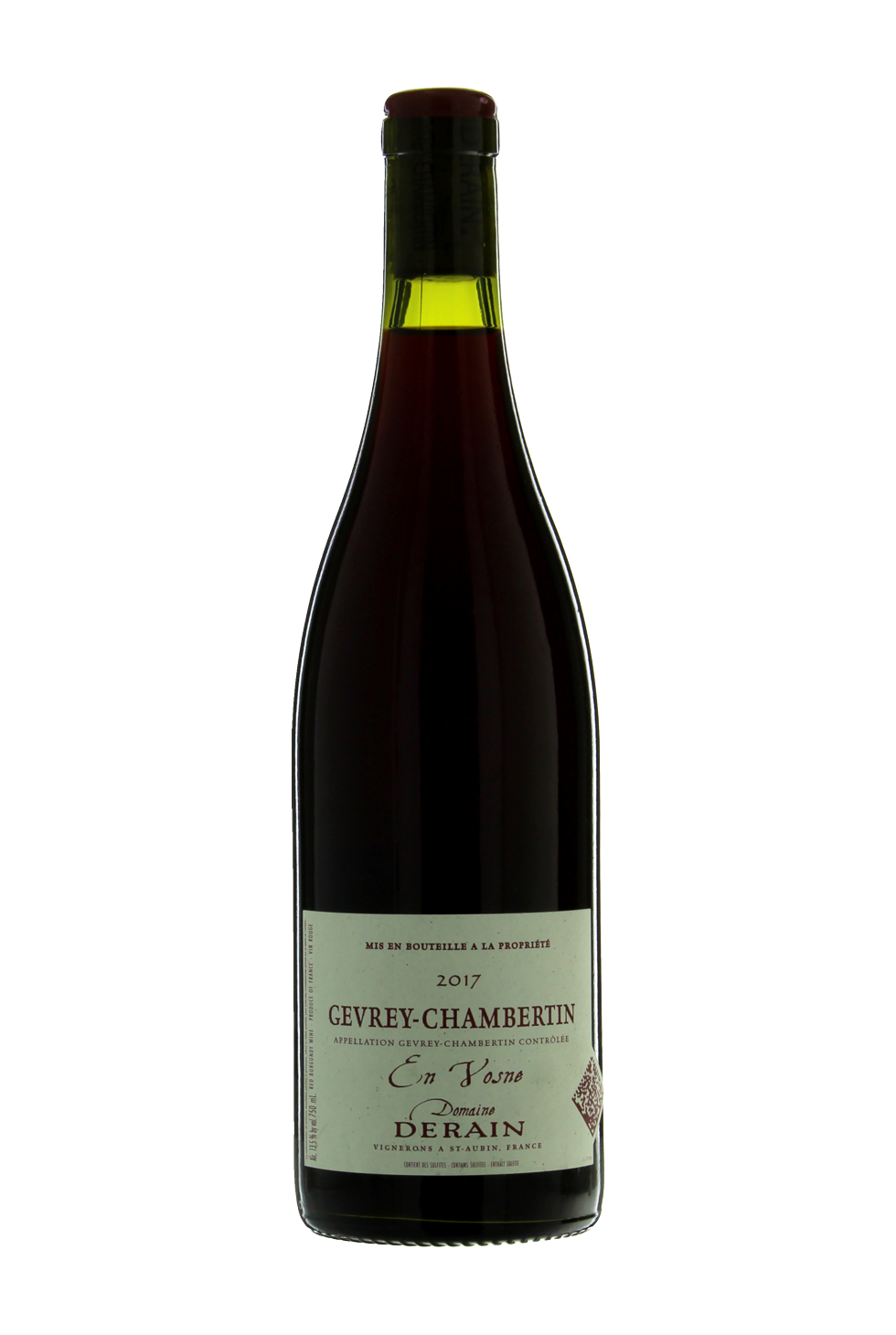 Вино Domaine Derain En Vosne Gevrey-Chambertin AOC   2017 750 мл