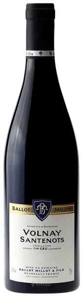 Вино Domaine Ballot Millot Volnay 1er Cru Santenots 2018 750 мл 13,5%