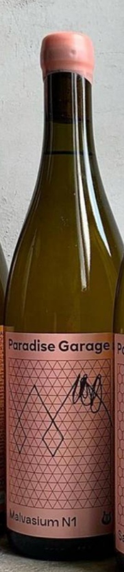 Вино   Paradise Garage Malvasium №1  Парадайз Гараж Мальвазиум  №1  2021  750 мл