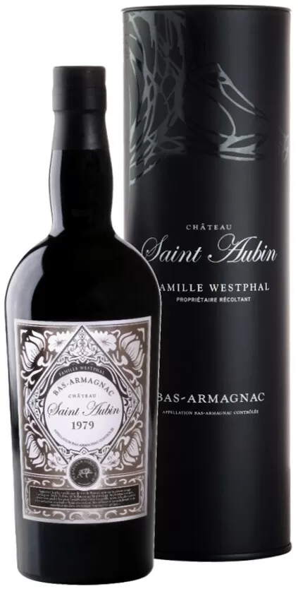 Арманьяк  Armagnac Saint-Aubin 1979  gift box  700 мл