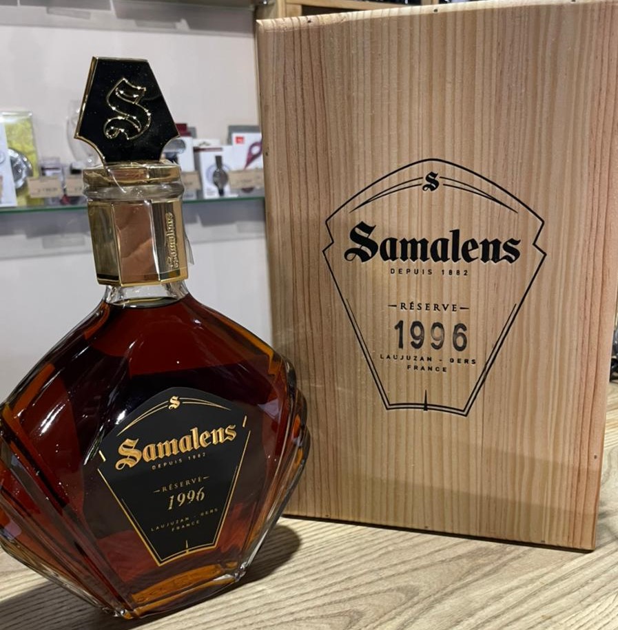 Арманьяк  Samalens  Reserve  Armagnac wooden box    1996 700 мл