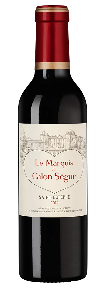 Вино Le Marquis de Calon Segur Saint-Estephe AOC 2014 375 мл