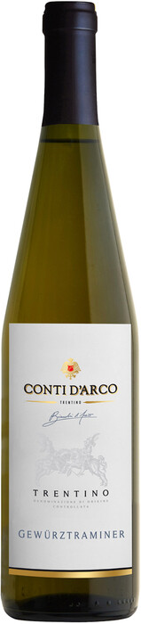 Вино Mezzacoronа "Conti D'Arco" Gewurztraminer, Trentino DOC Конти Д'Арко  Гевюрцтраминер 2021  750 мл