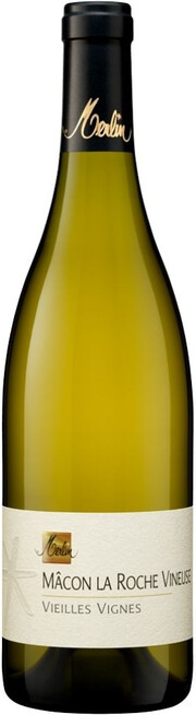 Вино Merlin Macon La Roche Vineuse AOP Vieilles Vignes Мерлян Макон Ля Рош Винез Вьей Винь 2019 750 мл